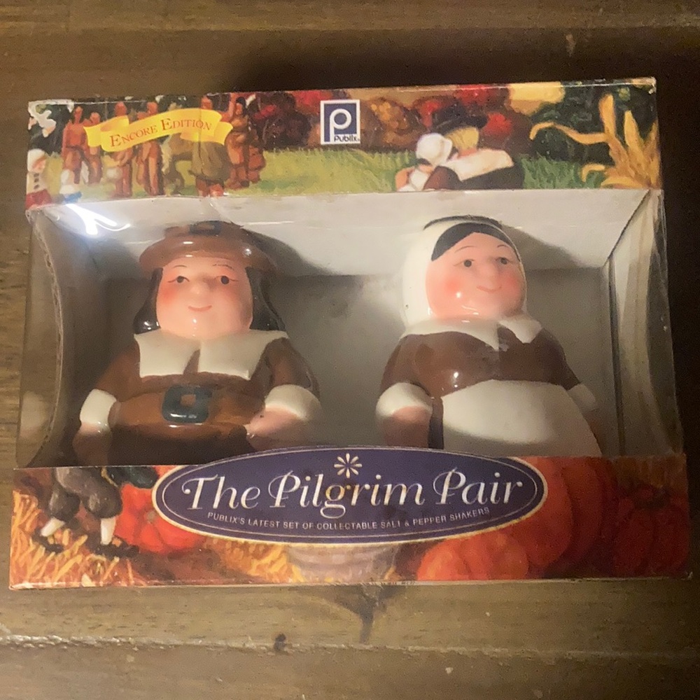 Publix The Pilgrim Pair Pepper Salt Thanksgiving